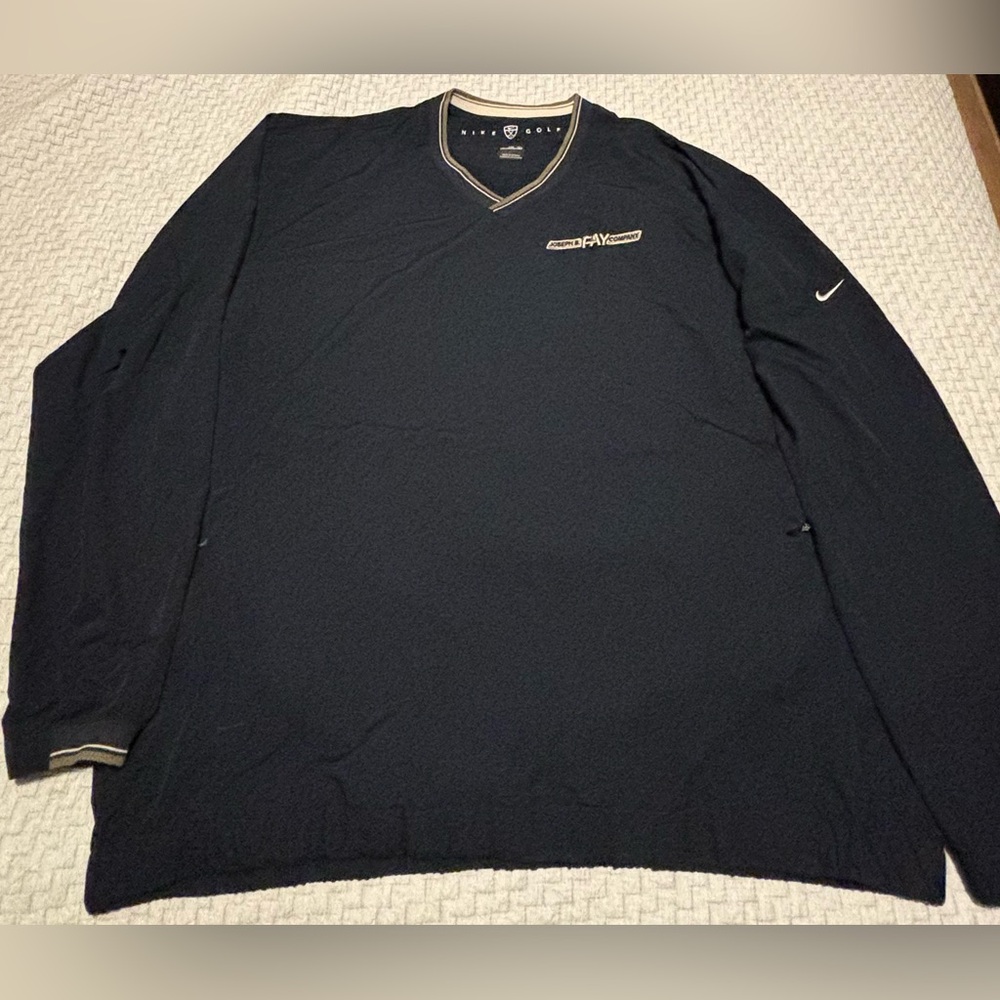 Nike Golf Blue Pullover Windbreaker Size XXL - No Flaws